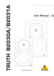 Behringer TRUTHB2030A User manual