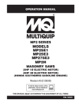 MULTIQUIP MP275E3 Specifications