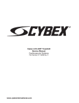 CYBEX LCX-425T Service manual