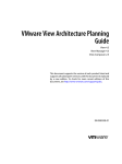 VMware VIEW COMPOSER 2.5 - ARCHITECTURE PLANNING EN-000350-01 Specifications