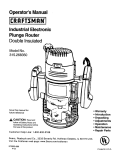 Craftsman 315.268350 Operator`s manual