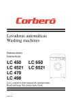 CORBERO LDE1450 Operating instructions