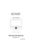 Denver LED-1030DVBT Instruction manual