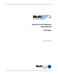 Multitech MultiVOIP 100 MVP120 User guide