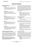 Model 526E Quickstart Guide