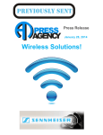 Wireless Solutions! - The Press Agency Inc