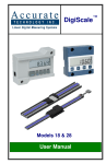 Accurate Technology DigiScale 28 User manual