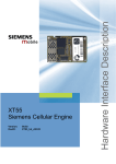 Siemens XT55 Specifications