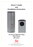 Rheem MPs Series Specifications