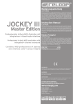 Reloop Jockey III Master edition Instruction manual