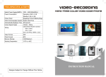 Video r VDP-C33DVR Specifications