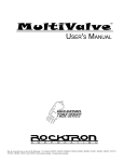 Rocktron MULTVALVE User`s manual