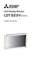 Mitsubishi Electric LDT323V User`s manual