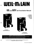 68 and 68V oil-Fired Boiler Manual