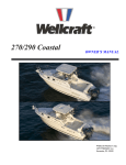 Wellcraft 270 Coastal Owner`s manual