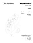 Prochem 150 Operating instructions