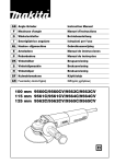 Makita 9560C Instruction manual