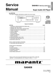 Marantz N1G Service manual
