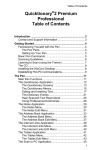 Quicktionary®2 Premium Professional Table of Contents