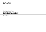 Denon DN-D4500MK2 Owner`s manual