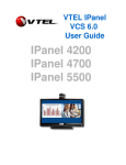 VTEL IPanel 4200 User guide
