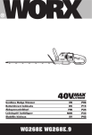 Worx WG268E Technical data