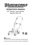 Menards HONGK001 Operator`s manual