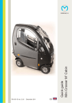 Mini Crosser M1 Cabin User manual