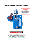 Siebring ROYAL HEAT 240 Specifications