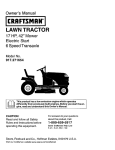 Craftsman 917.271654 Owner`s manual