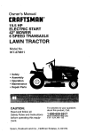Craftsman 917.270811 Owner`s manual