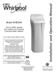 Whirlpool WHES40 Specifications