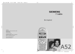 Siemens A52 User guide