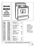 Sears Kenmore 71178 Owner`s manual
