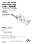 Craftsman 315.CR2600 Operator`s manual