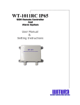 Witura WT-1011RC IP 65 User manual