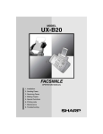 Sharp UX-40 Specifications