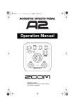 Zoom Model 27 Specifications