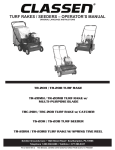 Classen TR-20RH Operator`s manual