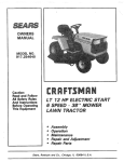 Craftsman 917.254640 Operator`s manual