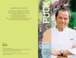 Wolfgang Puck BCGL0030 Operating instructions