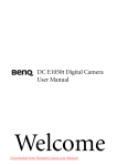 BenQ DC E1050t User manual