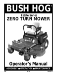 Bush Hog Grass Catcher Operator`s manual