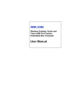 Advantech ARK-3384 User manual