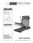 Sears 831.297681 User`s manual