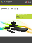 RADVision Scopia XT5000 Series Installation guide