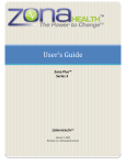 Zona Plus Series 2 User`s guide