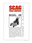 Scag Power Equipment GC-4D Operating instructions