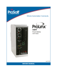 ProSoft Technology ProLinx-HART Specifications