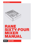 Rane MM 12 Owner`s manual